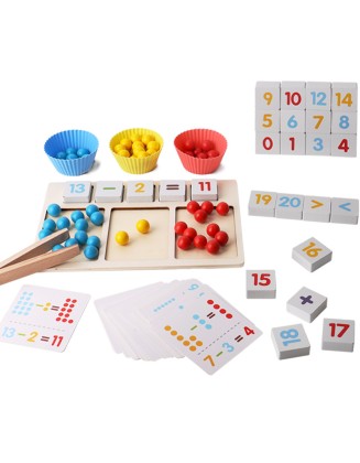 Children's bead counting game