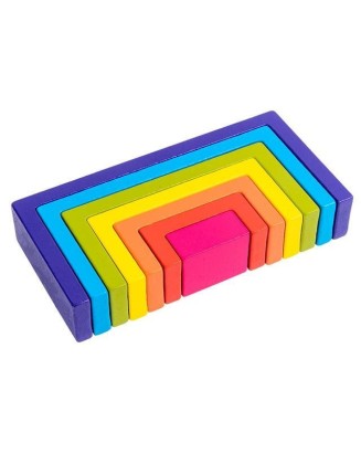 Rectangle Rainbow Balancing Blocks