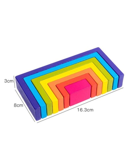 Rectangle Rainbow Balancing Blocks