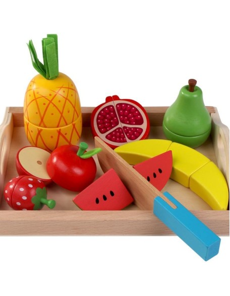 Magnetized Wooden Cutting Food Sets