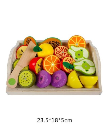 Magnetized Wooden Cutting Food Sets