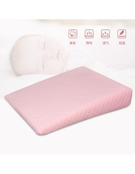 Baby anti-vomiting ramp pillow Baby nursing pillow feeding side sleeping side anti-spillage baby pillow